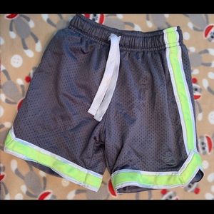 Grey athletic shorts